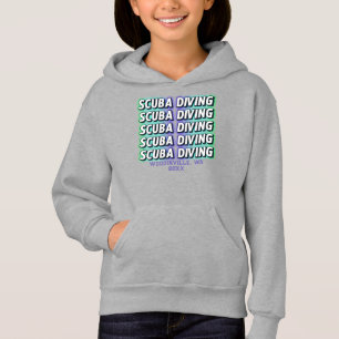 Name des benutzerdefinierten Scuba-Taucherstandort Hoodie