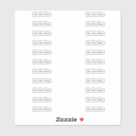 Name des benutzerdefinierten Speichers Multi Aufkleber