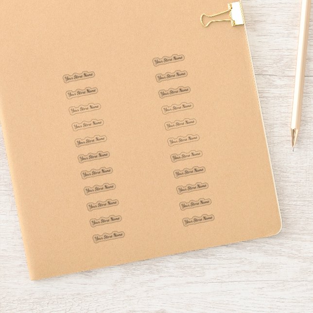 Name des benutzerdefinierten Speichers Multi Aufkleber (Notizbuch)