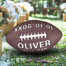Name des benutzerdefinierten Trauzeugen Hochzeitda Football