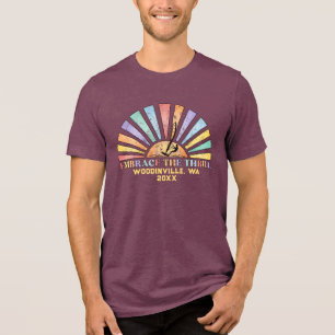 Name des benutzerdefinierten Windsurfstandorts Tri-Blend Shirt