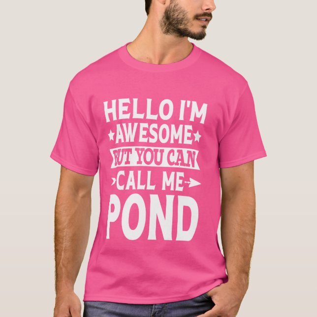Name des Beutels Familienteam Nachname Po T-Shirt (Vorderseite)