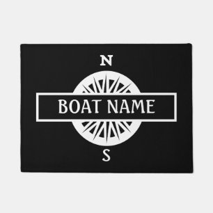 Name des Bootes Compass Dock Mat Fußmatte