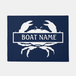 Name des Bootes Crab Dock Mat Fußmatte