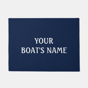 Name des Bootes Dock Mat Fußmatte