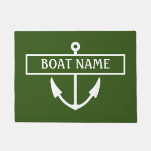 Name des Bootes Dock Mat Fußmatte