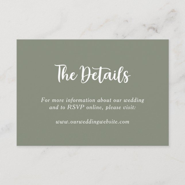 Name des botanischen Monogrammkopfes Begleitkarte (Vorderseite)