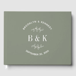 Name des botanischen Monogrammkopfes Gästebuch