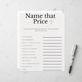 Name des Brautparty Bridal Brunch Spiel