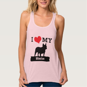 Name des Bulldoghunds Tank Top