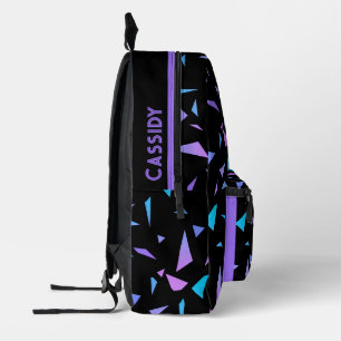 Name des Coolen Abstrakten geometrischen Musters Bedruckter Rucksack