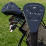 Name des coolen Classic Golf Clubs Golf Headcover<br><div class="desc">Erstellen Sie Ihre eigene Coole Classic Golf Club Name Golf Head Cover! Personalisieren Sie dieses Design mit Ihrem eigenen Text. Sie können dieses Design weiter anpassen,  indem Sie auf Wunsch die Schaltfläche "Details bearbeiten" auswählen.</div>