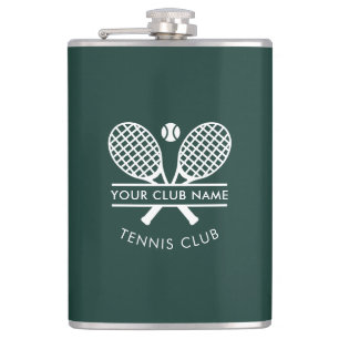 Name des Country Clubs Tennis-Team-Trainer individ Flachmann