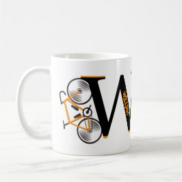 Name des Fahrradbriefs Kaffeetasse