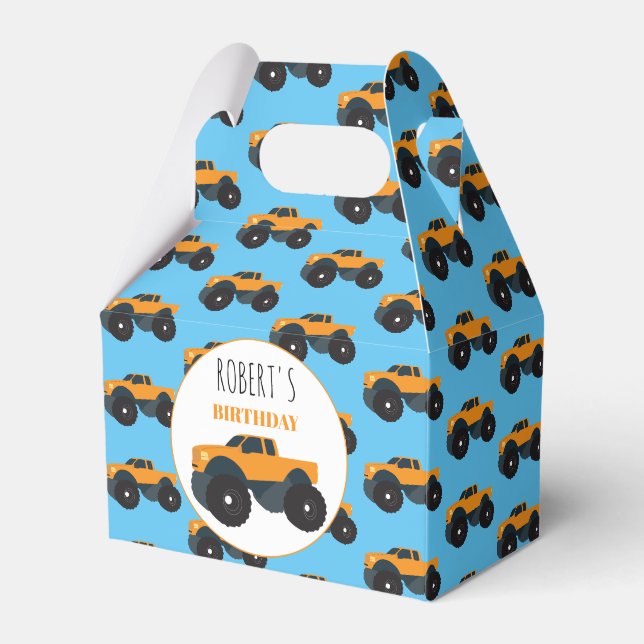 Name des Fahrzeuges für den Monster Geschenkschachtel (Vorderseite)