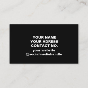 Name des Firmenlogo Visitenkarte