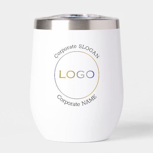 Name des Firmenlogos Slogan Minimalistisch Berufli (Vorderseite)