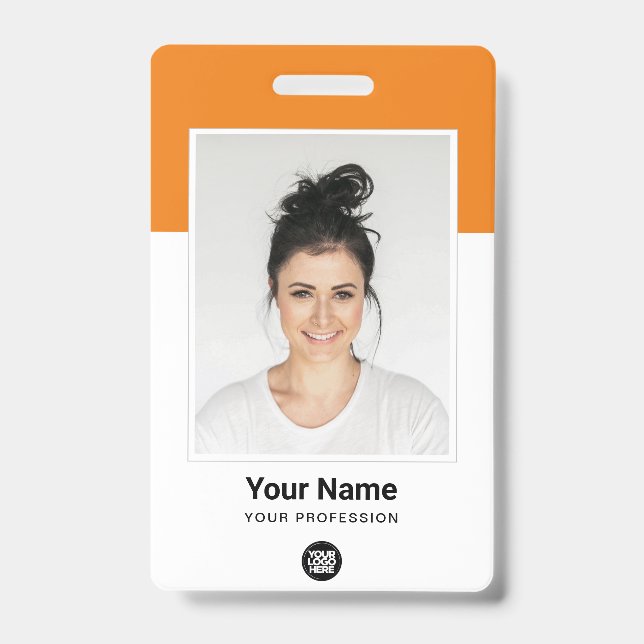 Name des Foto Qr-Bar-Logos für benutzerdefinierte  Ausweis (Front)