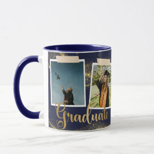 Name des Fotos Blue Abschluss Tasse