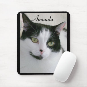 Name des Fotos der Katze Mousepad