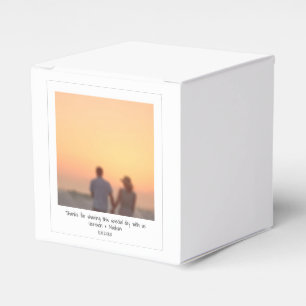 Name des Fotos für Hochzeiten nach Art der Moderne Geschenkschachtel