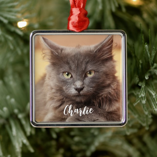 Name des Fotos Ornament Aus Metall (Baum)