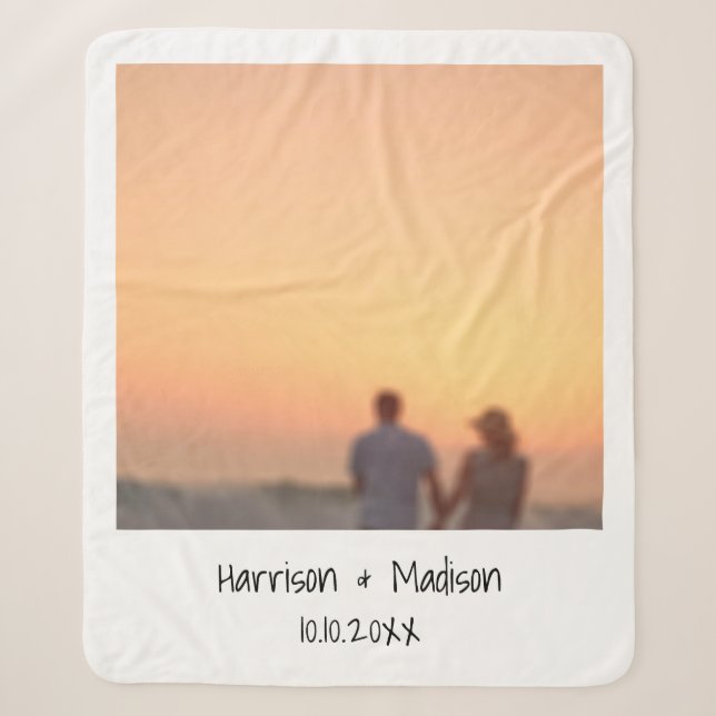 Name des Fotos Retro Instant Sherpadecke (Vorderseite)