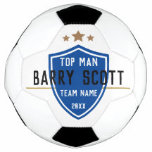Name des Fußballspielers personalisiert