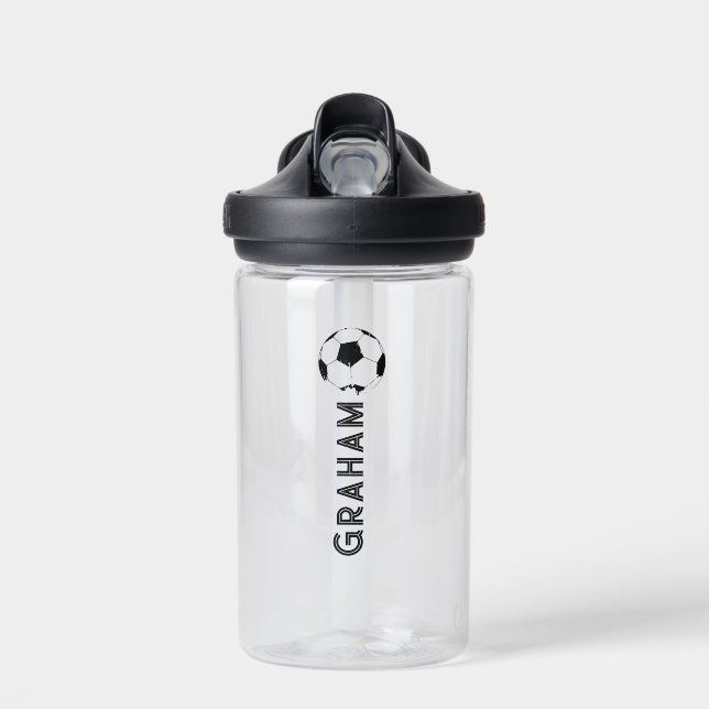 Name des Fußballspielers Trinkflasche (Vorne)