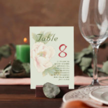 Name des Gastes "Sage and Blush Peony Floral"
