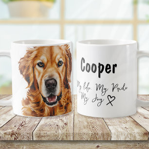 Name des Golden Retriever Hundes Kaffeetasse
