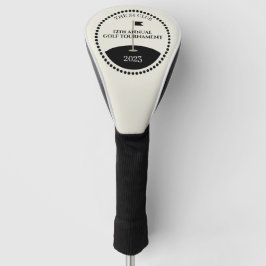 Name des Golf Club Turniers Golf Headcover