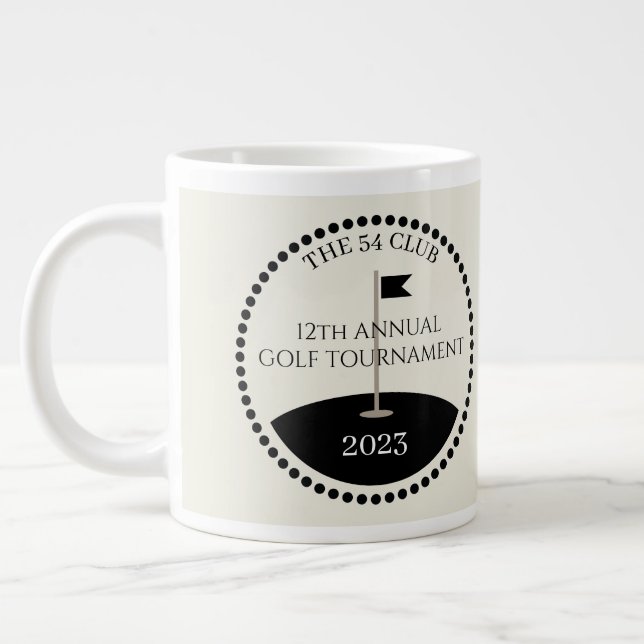 Name des Golf Turnierclubs Jumbo-Tasse (Links)
