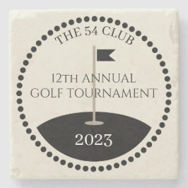 Name des Golf Turnierclubs Steinuntersetzer