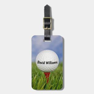 Name des Golfballs Gepäckanhänger