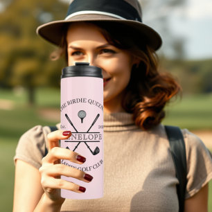 Name des Golfclubs Pink Ladies Thermosbecher
