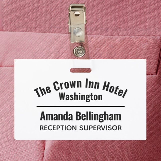 Name des Hotelpersonals Ausweis (Von Creator hochgeladen)