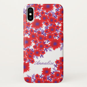 Name des hübschen Mohnbotanischen Damastes Case-Mate iPhone Hülle