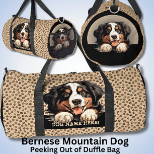 Name des Hundes hinzufügen, Bernese Mountain Dog Duffle Bag