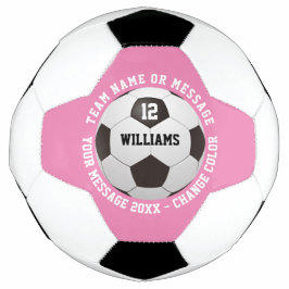 Name des individuellen Namens Team Name Pink Fußball
