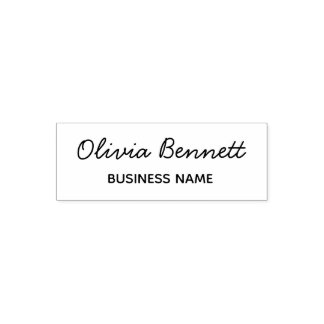 Name des Kleinunternehmers Permastempel