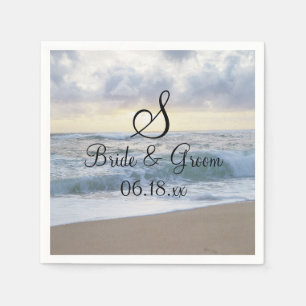 Name des Landschaftlichen Beach Paper-Nickerchens Serviette