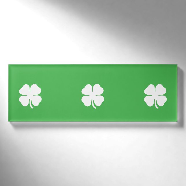 Name des Leaf-Etiketts Namenschild (Vorderseite)