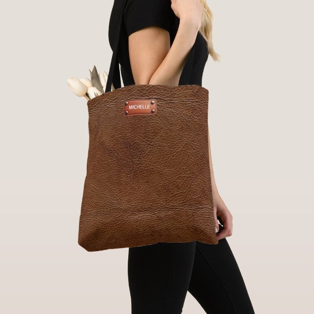 Name des Leather-Aussehens von Imitaten Tasche (Von Nahem)