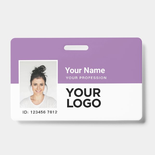 Name des Lila Fotos oder des Qr-Codes Ausweis (Vorderseite)