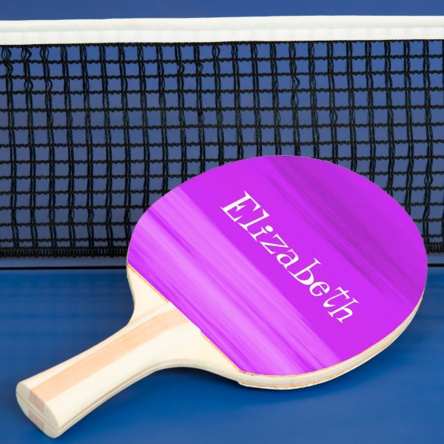 Name des lila Mädchens Tischtennis Schläger (InSitu)