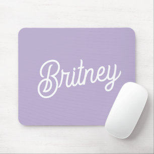 Name des Lila Monogramms für den personalisierten  Mousepad