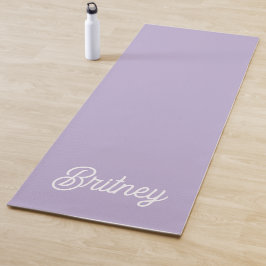 Name des Lila Monogramms für den personalisierten  Yogamatte