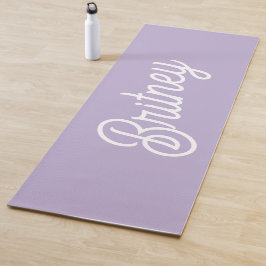 Name des Lila Monogramms für den personalisierten  Yogamatte