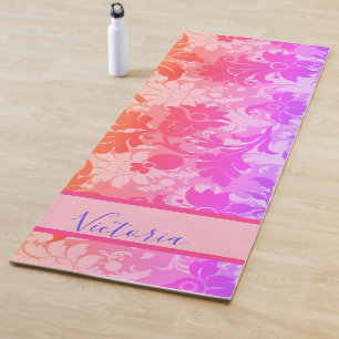 Name des Lila Regenbogenschwarms, auf Pink zugesch Yogamatte